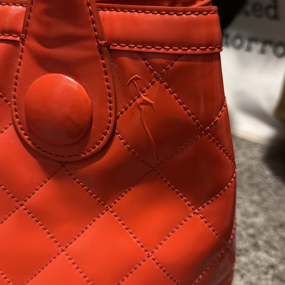 KATE SPADE RARE Patent Leather Tutti Frutti Maryanne bag tote SHINE in o… - Picture 3 of 8